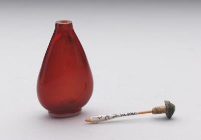 图片[2]-Red glass snuff bottle, 18th-19th century, Qing dynasty-China Archive